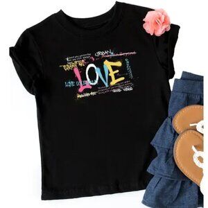 Kids Girls Love shirt